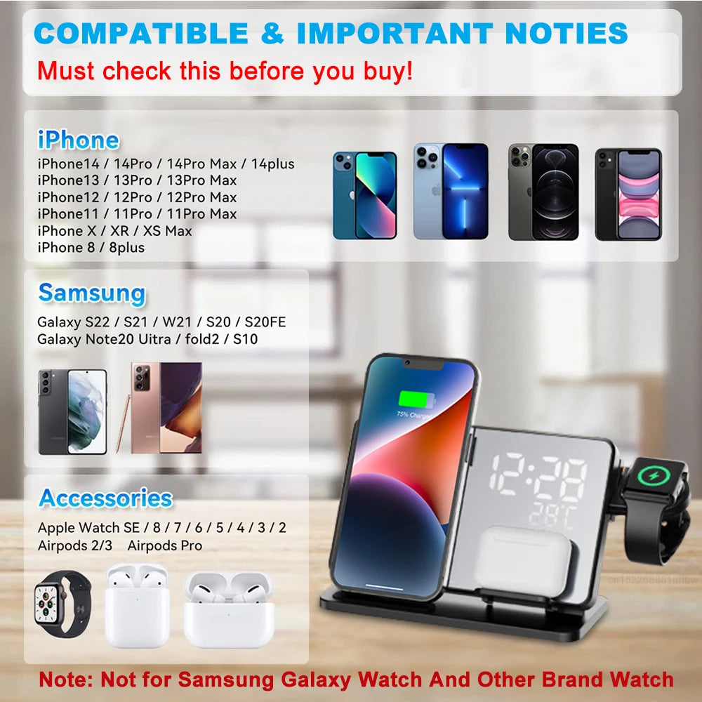 Apple Compatible Wireless Charging Stand
