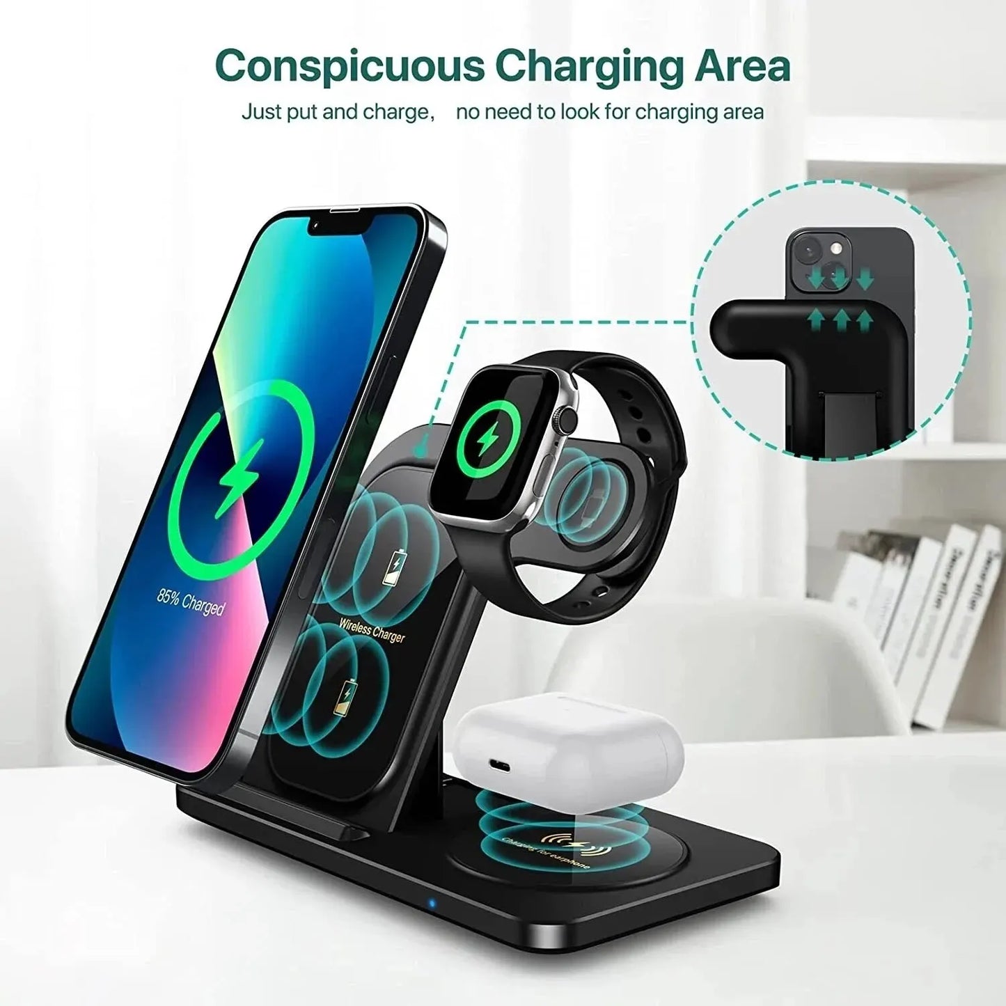 3 in 1 Wireless Foldable Charging Station